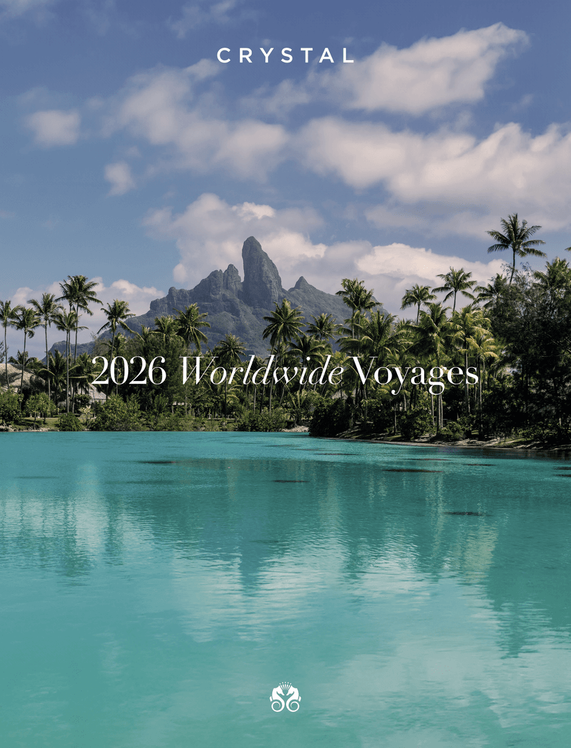 crystal cruises e-brochure 2026 worldwide voyages