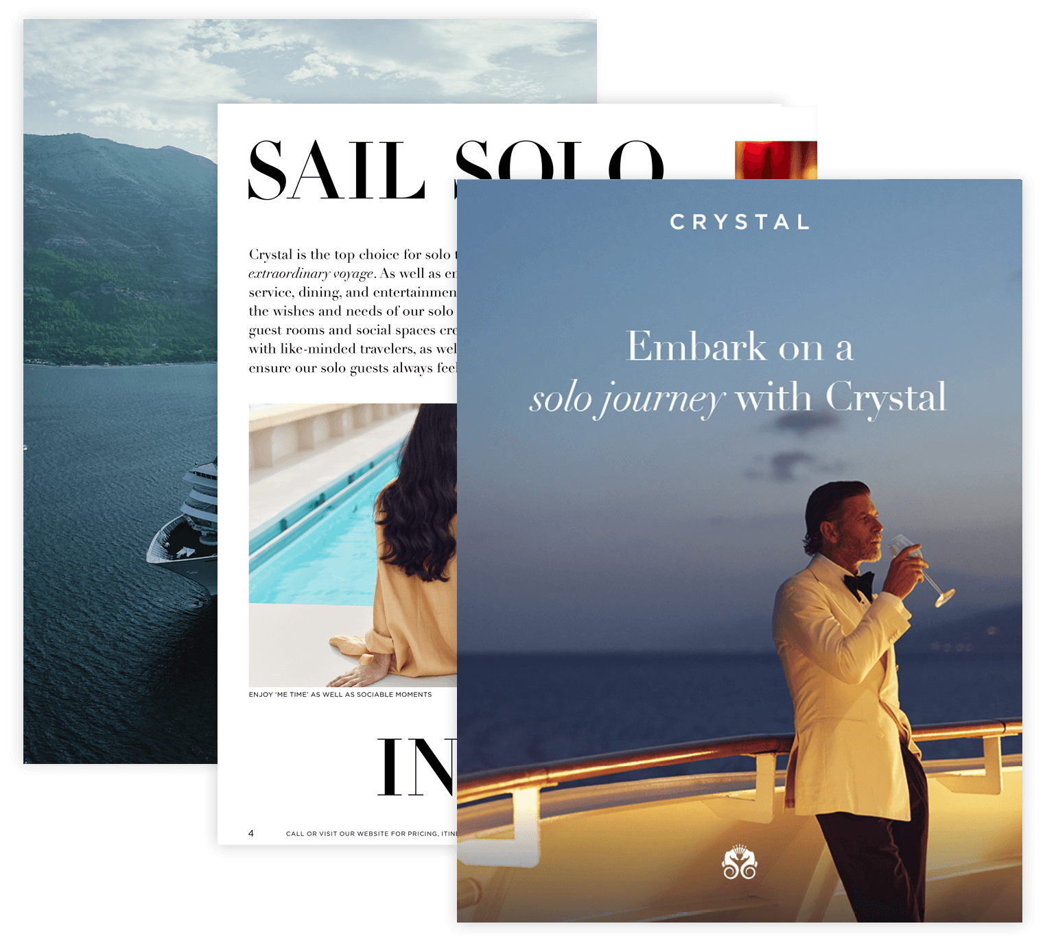 crystal cruises solo ebrochure