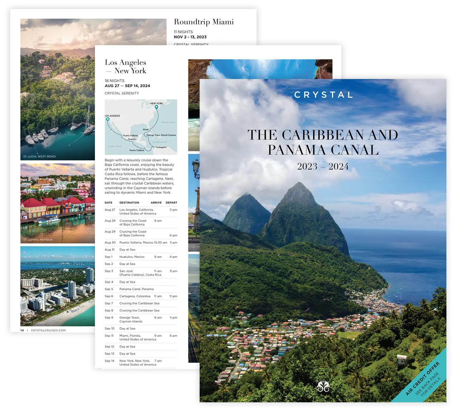 crystal cruises e-brochure caribbean