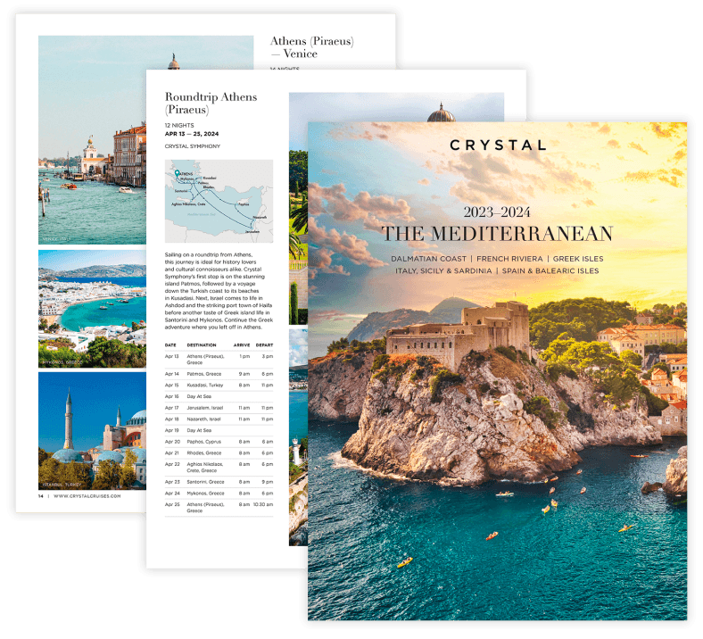 crystal cruises e-brochure europe mediterranean