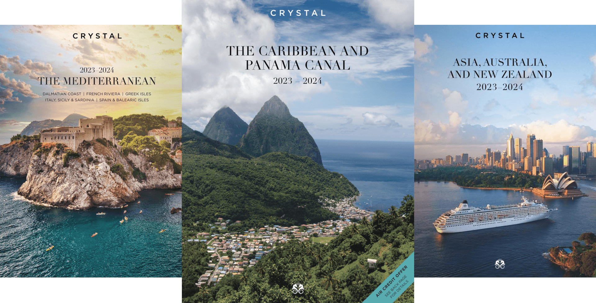 crystal cruises brochures